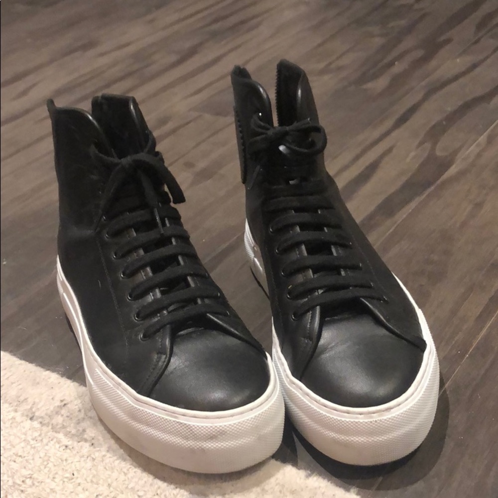 Gently Used Common Project hightops - Picture 2 of 5